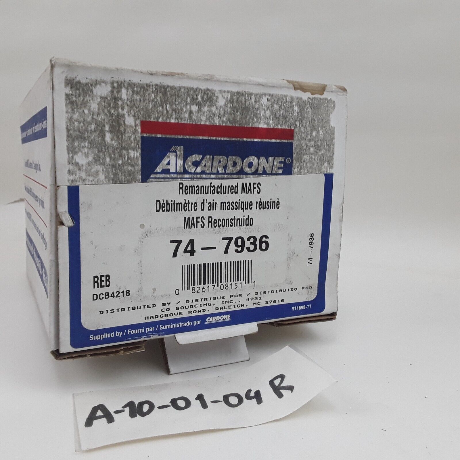 Cardone 74-7936 Mass Air Flow Sensor For Oldsmobile Pontiac Buick 1985-1986