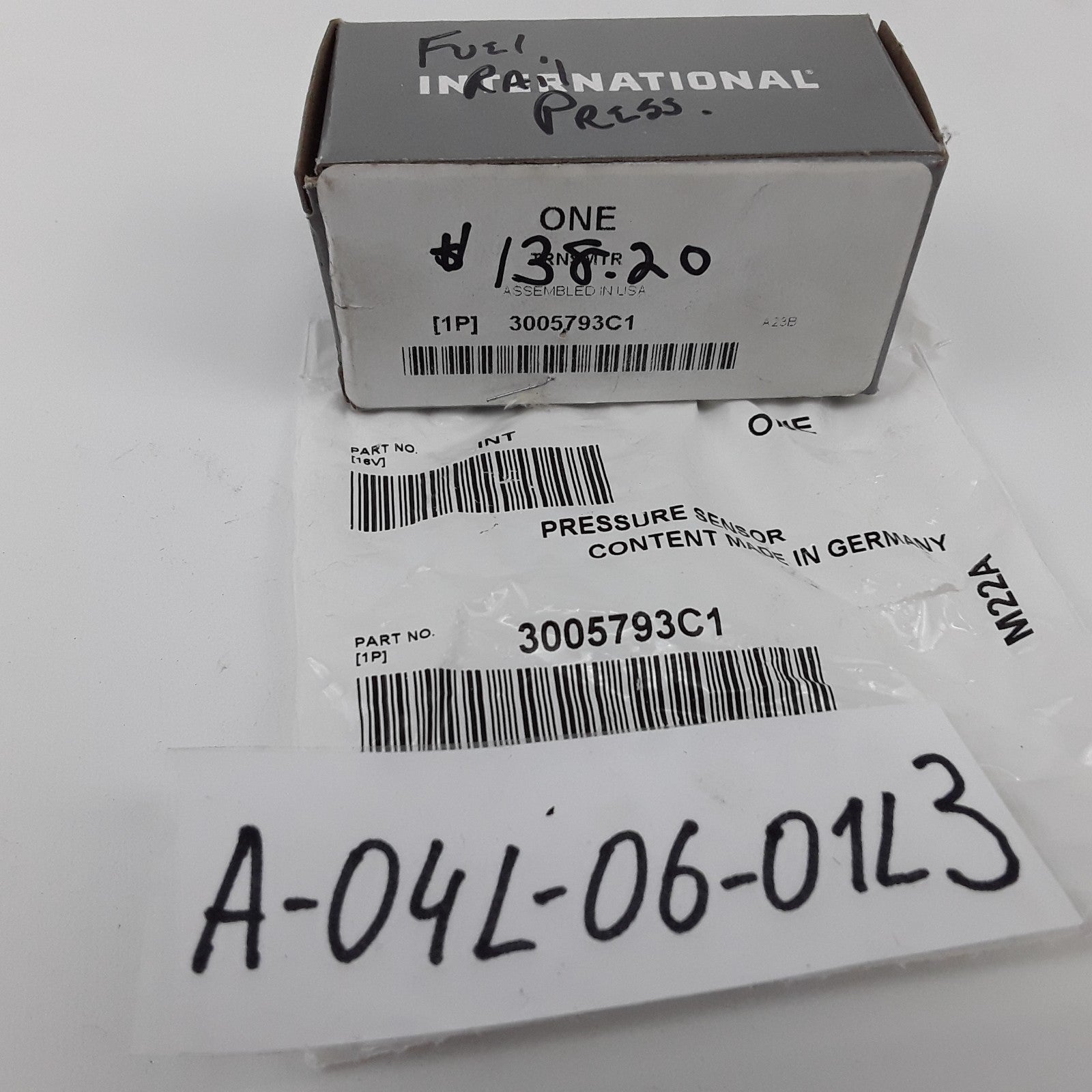 Genuine International 3005793C1 Fuel Injection Pressure Sensor Navistar Trucks