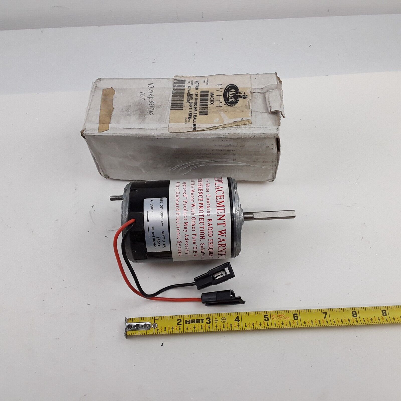 NEW Heater Blower Motor OEM Mack CH CL CX p/n 4379-RD591000P, RD-5-9100-0P