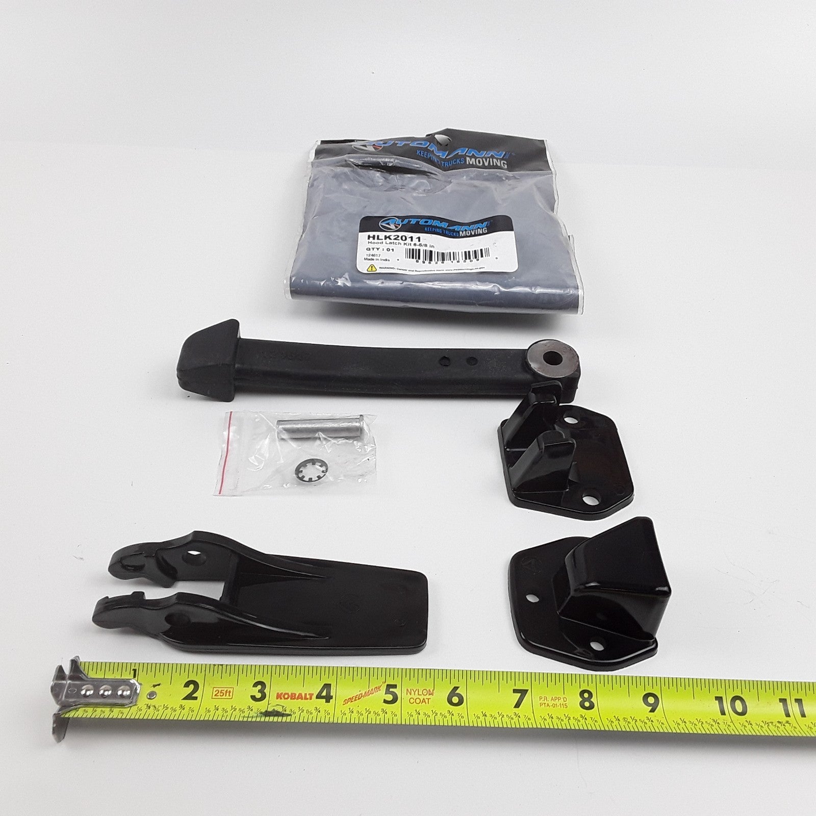 Automann HLK2011 Hood Latch Kit 6-5/8in For International Heavy Duty Trucks