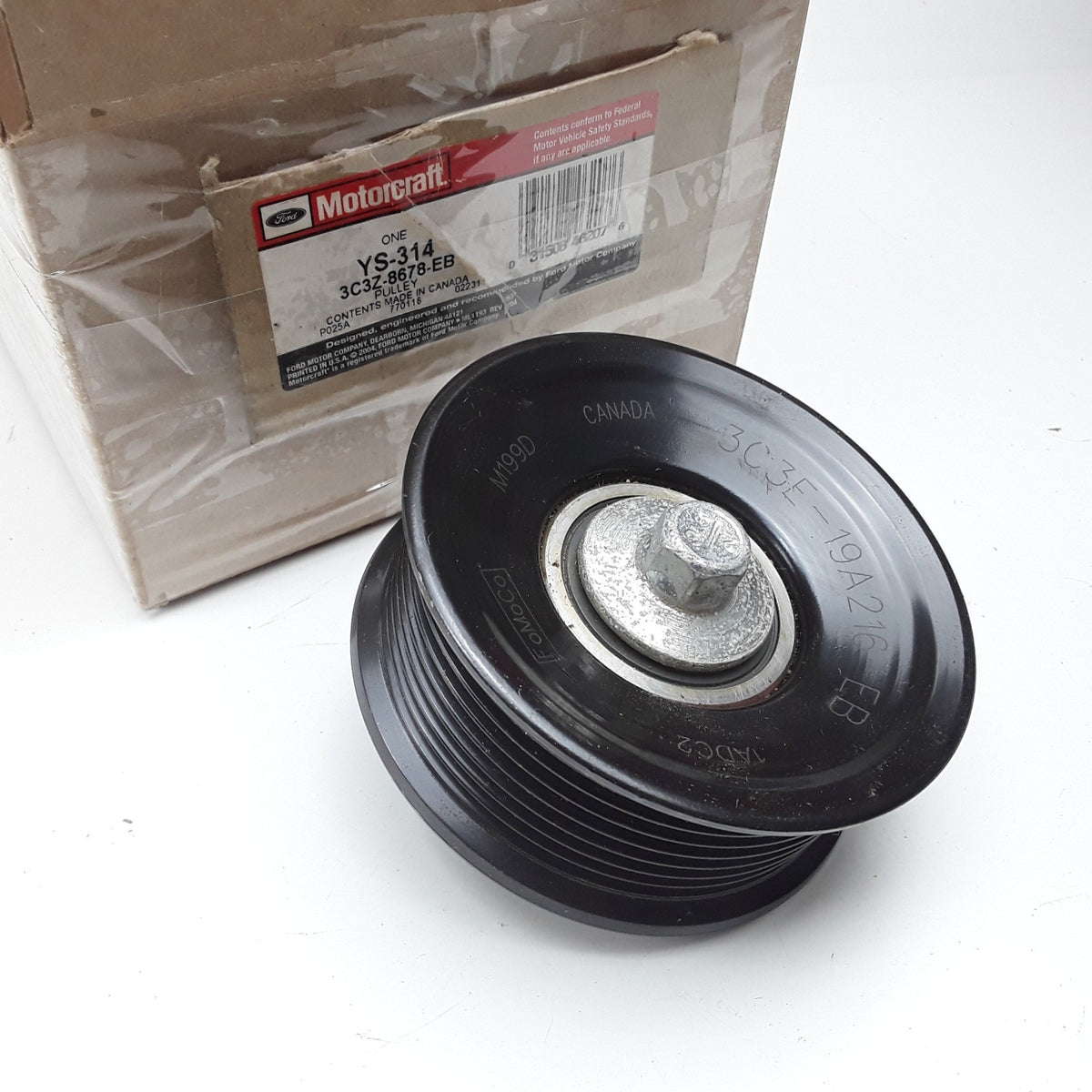 Motorcraft YS-314 Kittension Belt Idler Pulley for Ford E-Series 2003-2019