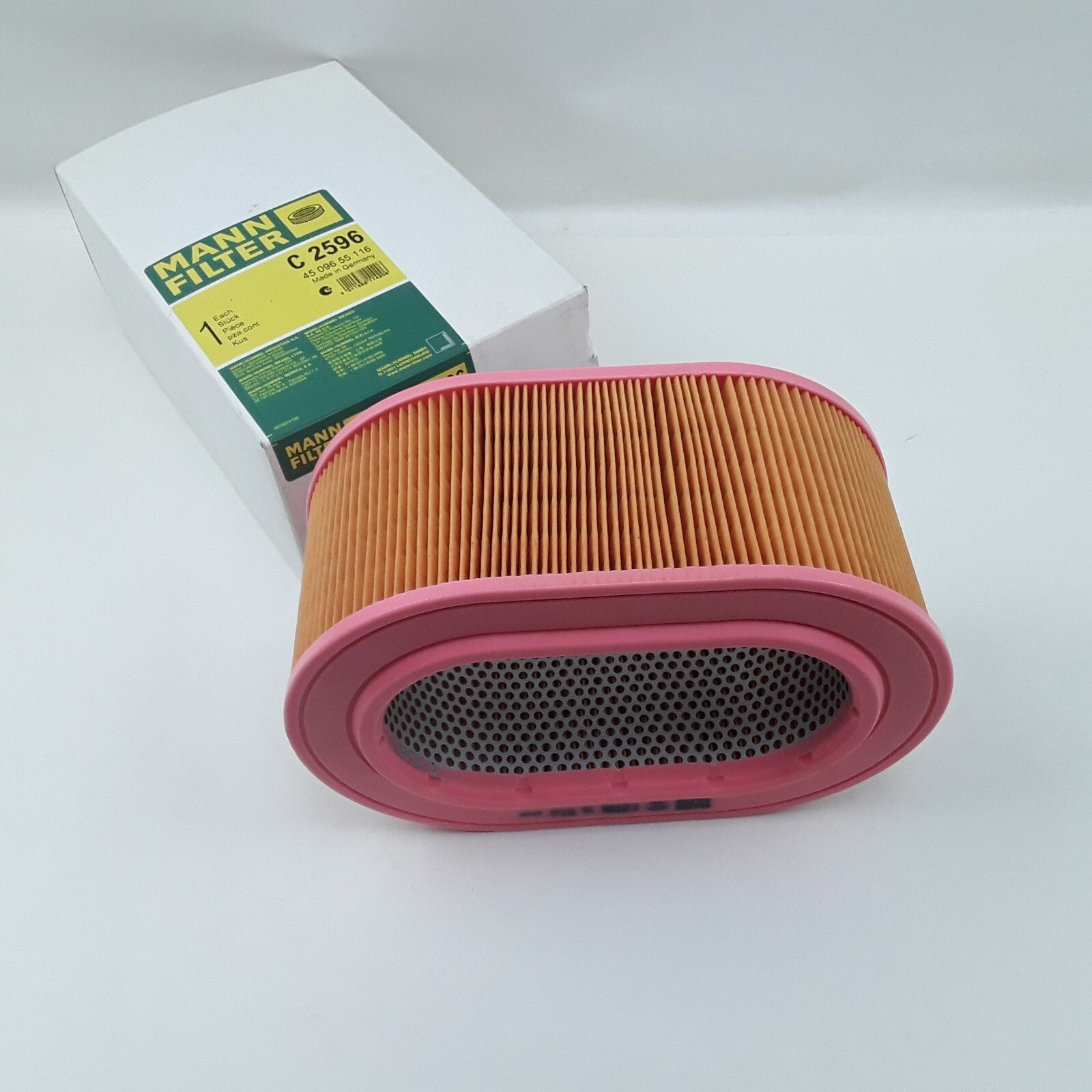 Mann-Filter C2596 Air Filter Fits Volvo 242 245 244 (1980 1981 1982 1983 1984)