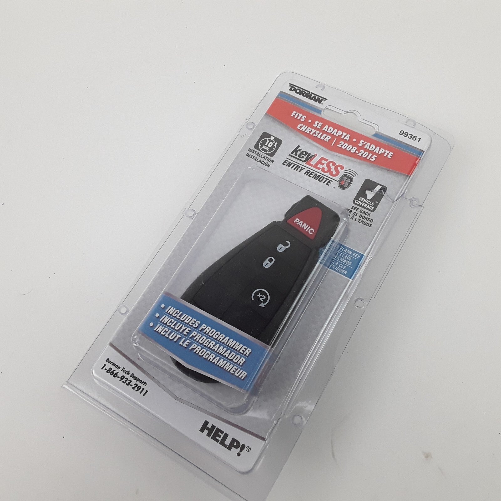Dorman 99361 Keyless Entry Remote 4 Button Fits Ram Chrysler Dodge (2010-2013)