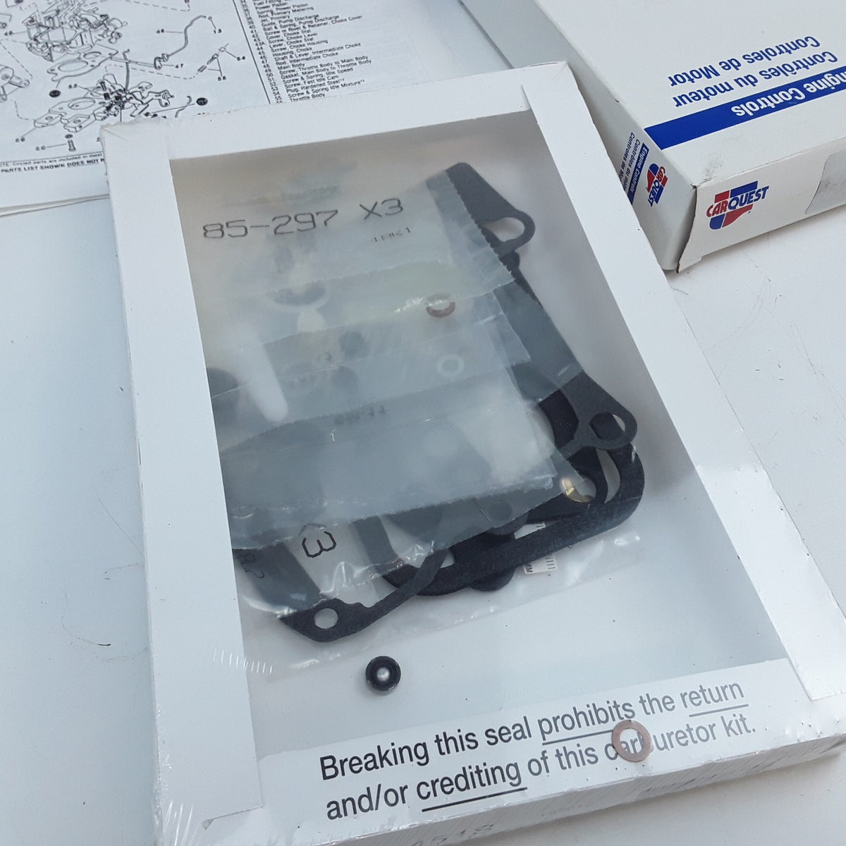 Carquest 96-488 Carburetor Kit Assembly Fits 2-Barrel Rochester 2SE E2SE Modal