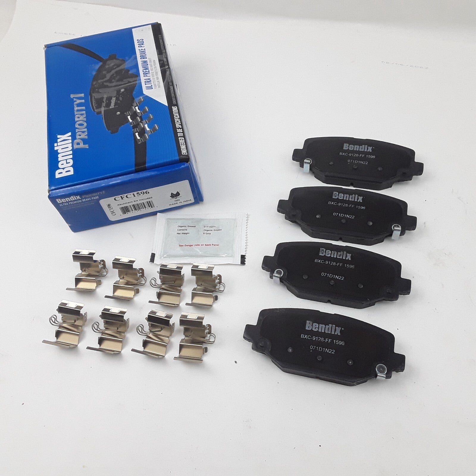 Rear Disc Brake Pad Set Priority one Ceramic Fits Ram C/V 2012 2013 2014 2015