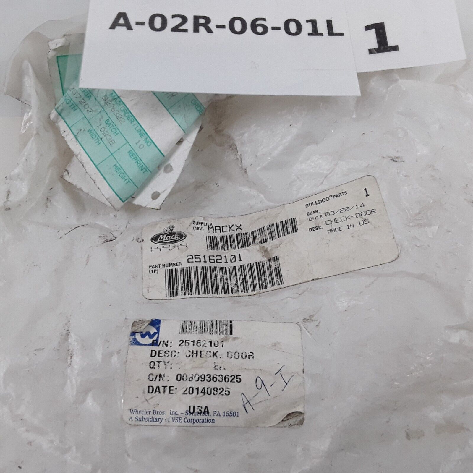 OEM Mack 25162101 Door Check 23QX49M for CX Series CH612 & CH613 Fast Free Shipp