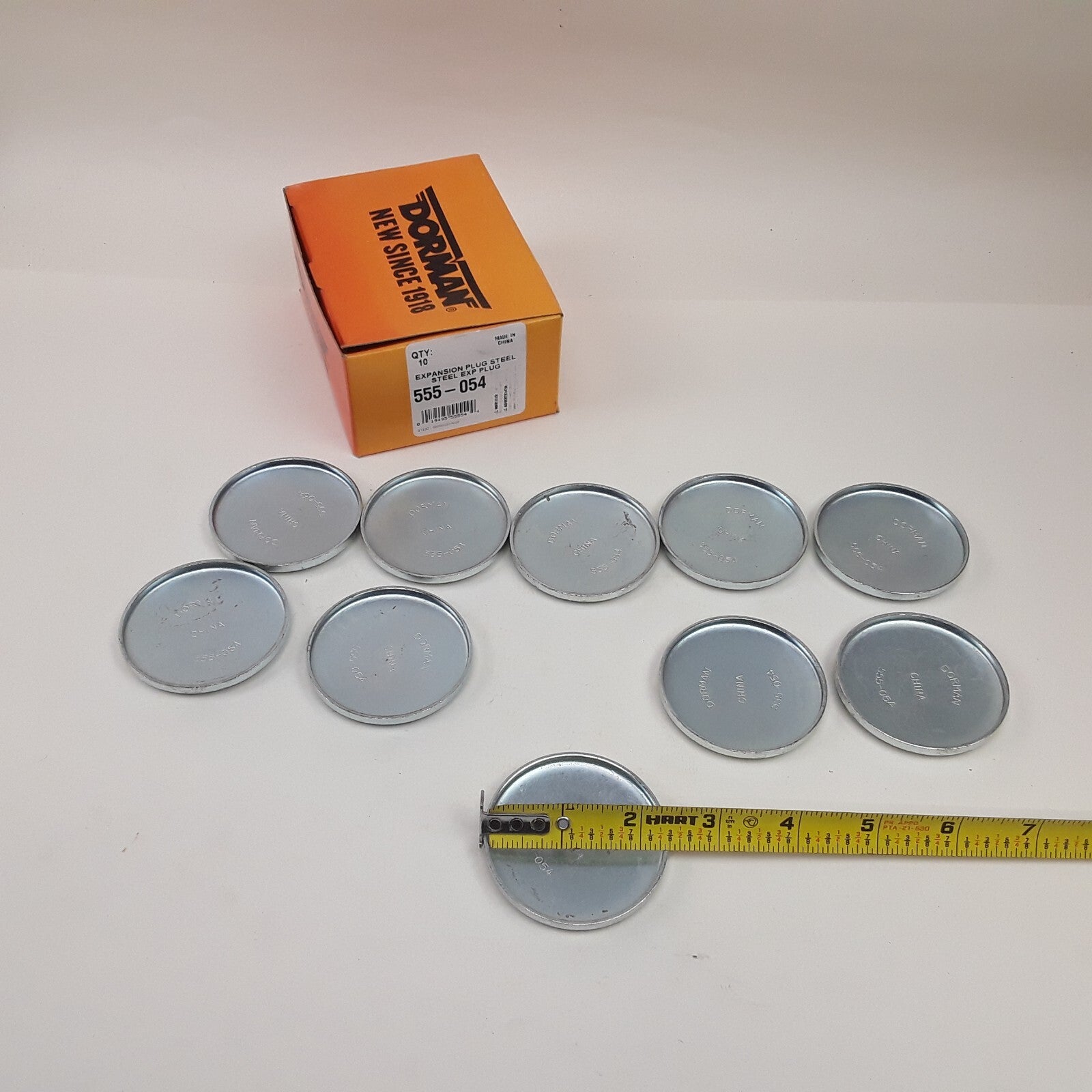 10 Steel Reverse Taper Cup Expansion Plug 3/8 In SC 0.310" Fits Mercury, Ford