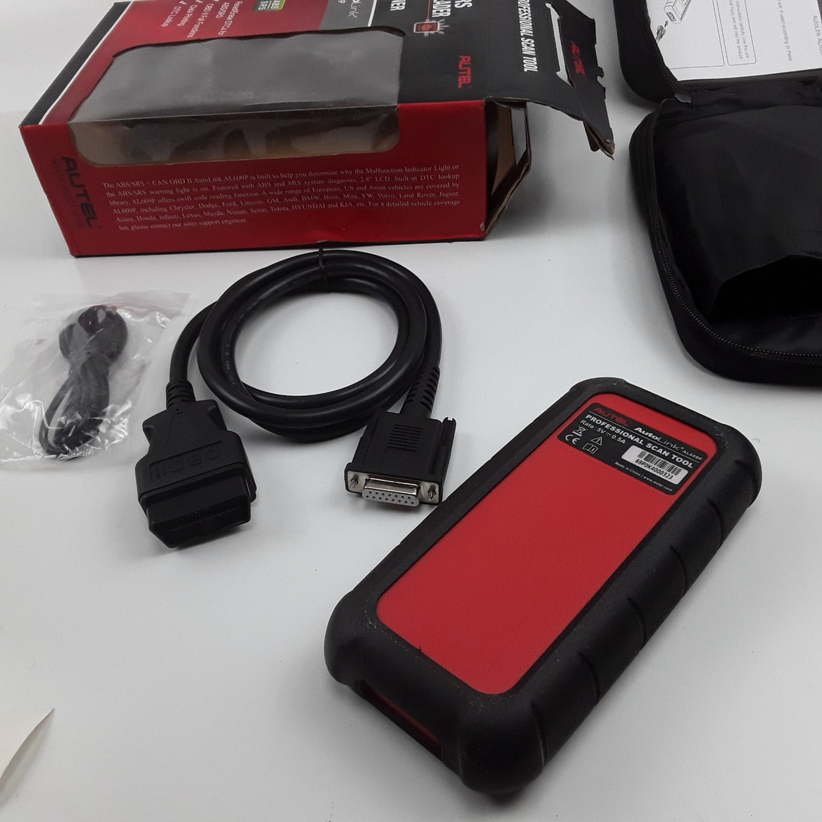 Autel AutoLink AL609P ABS/SRS Code Reader OBD II Full Functions Data Printing