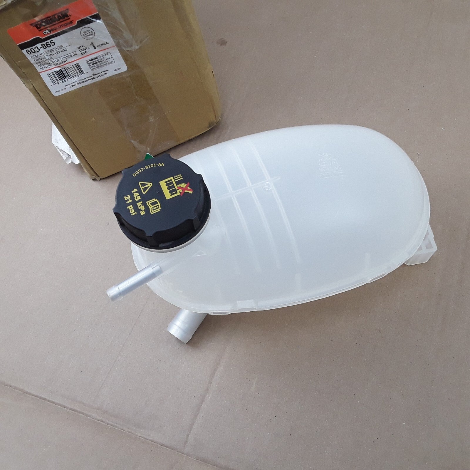 Dorman 603-865 Pressurized Coolant Reservoir Fits Ford Escape 2017 2018 2019