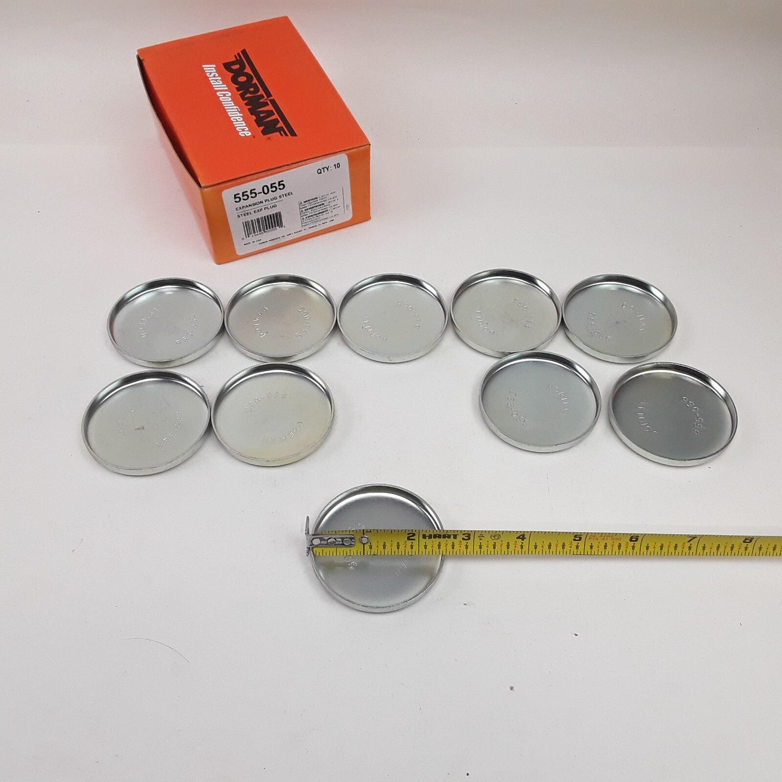 10 Engine Camshaft Steel Cup Expansion Plug 2-1/2" 0.28 For Mercury Ford Lincoln