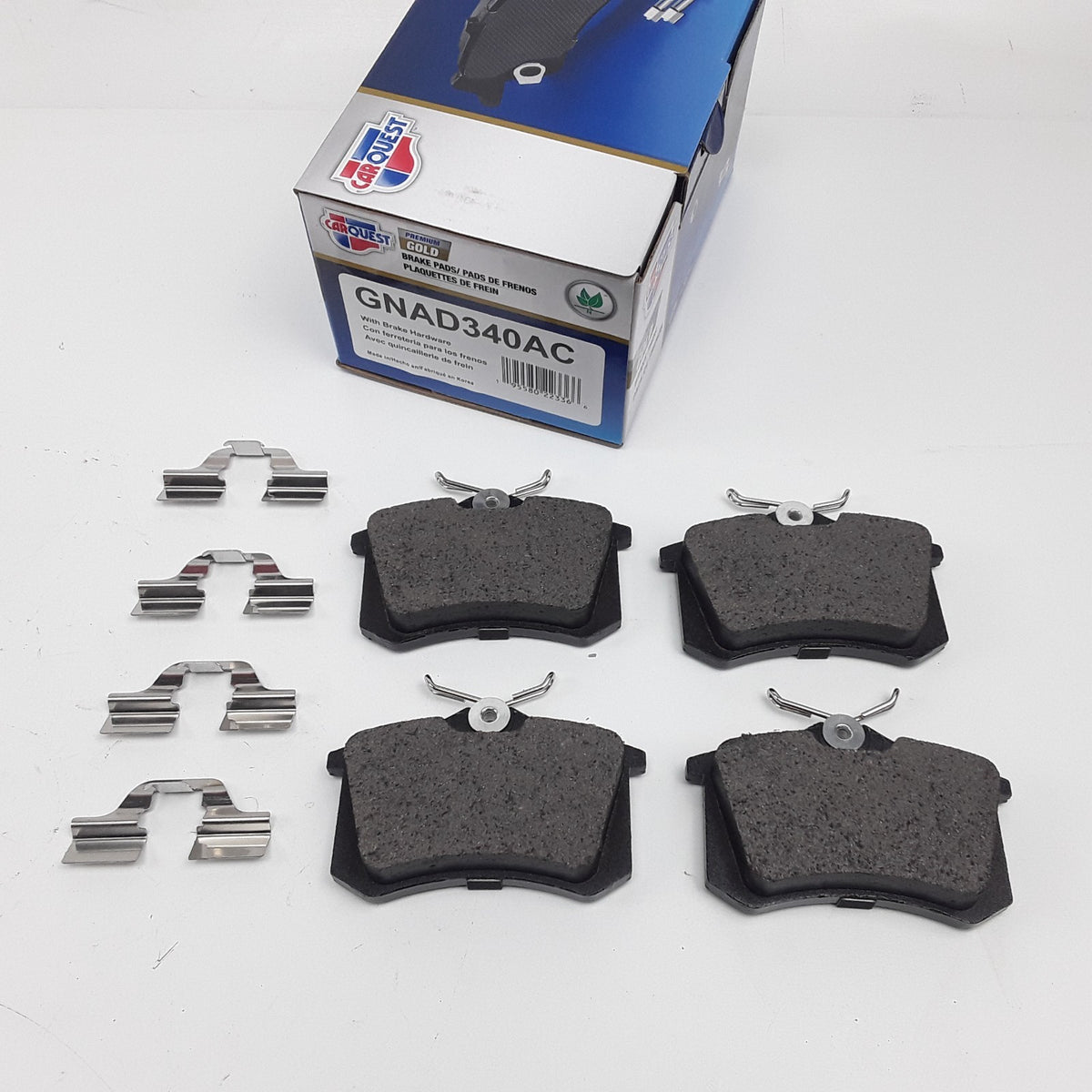 Ceramic Disc Brake Pad Set Fits Peugeot Audi Renault Seat Volkswagen (1989-2017)