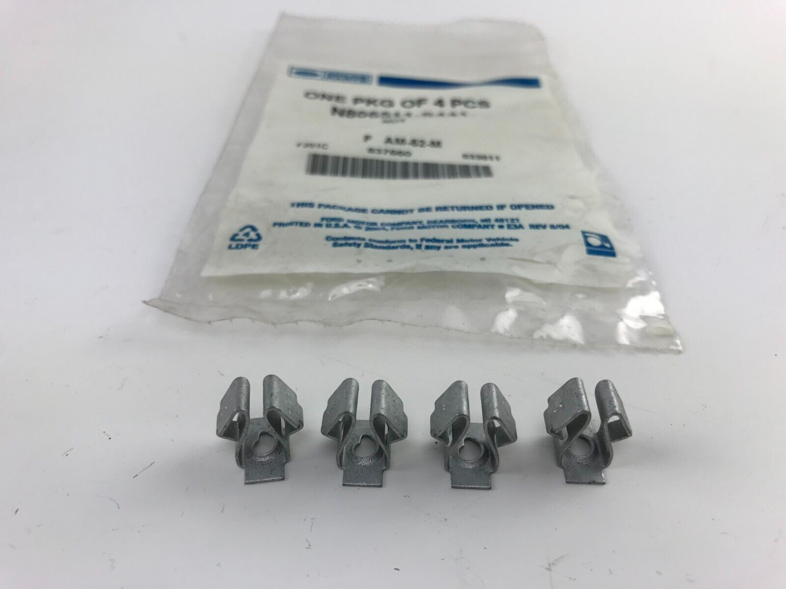 4 PCS. GENUINE OEM Ford N806511-S441 Nuts For Ford FAST SHIPPING - HotCarParts