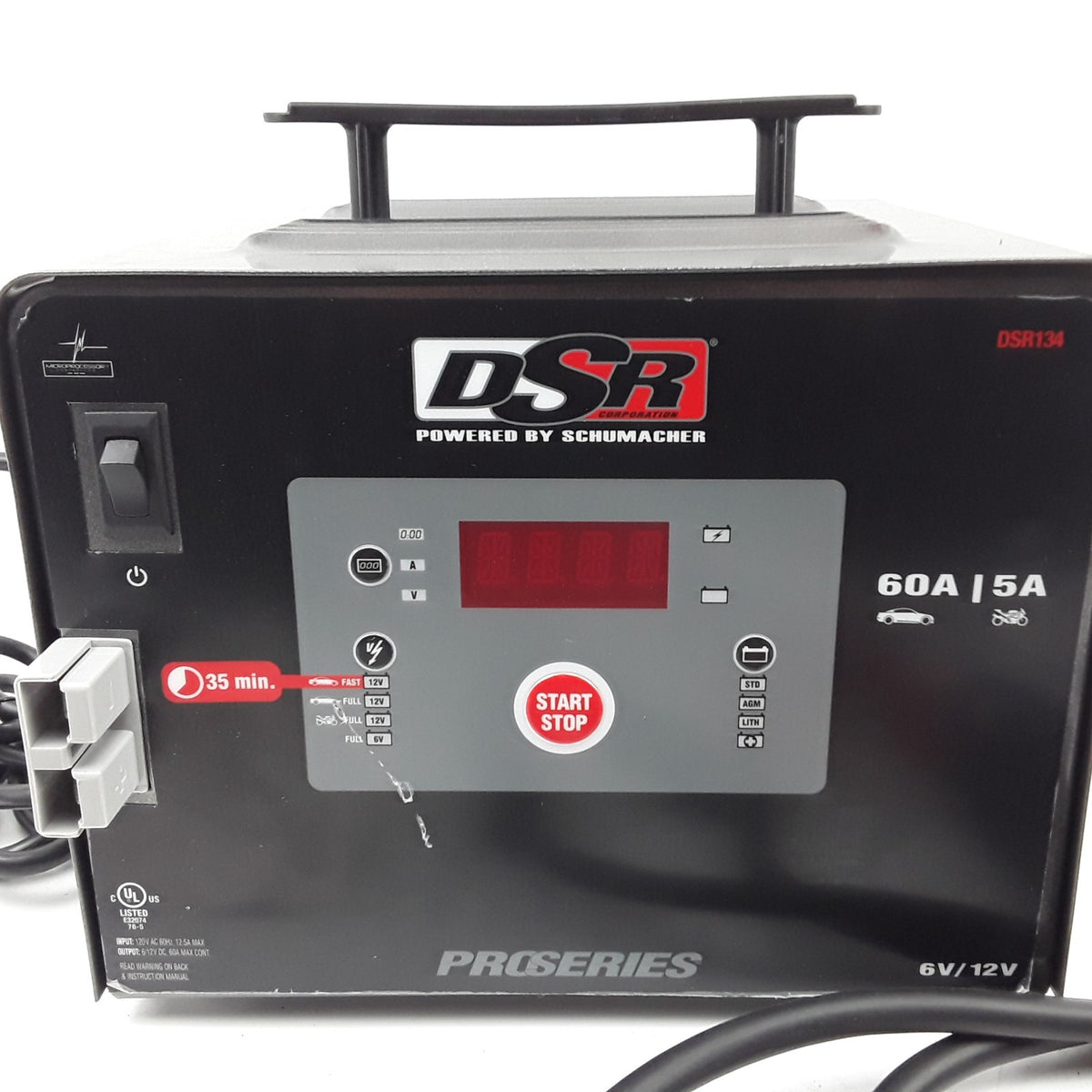 Fast Battery Charger 12V 60A Schumacher Electric DSR134 Professional Grade Rapid