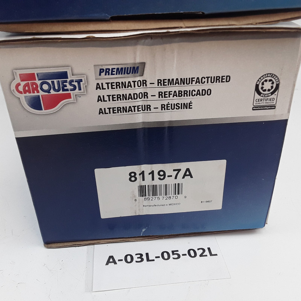 Alternator Remanufactured Fits Pontiac Firebird Chevrolet Camaro (1993-1994)