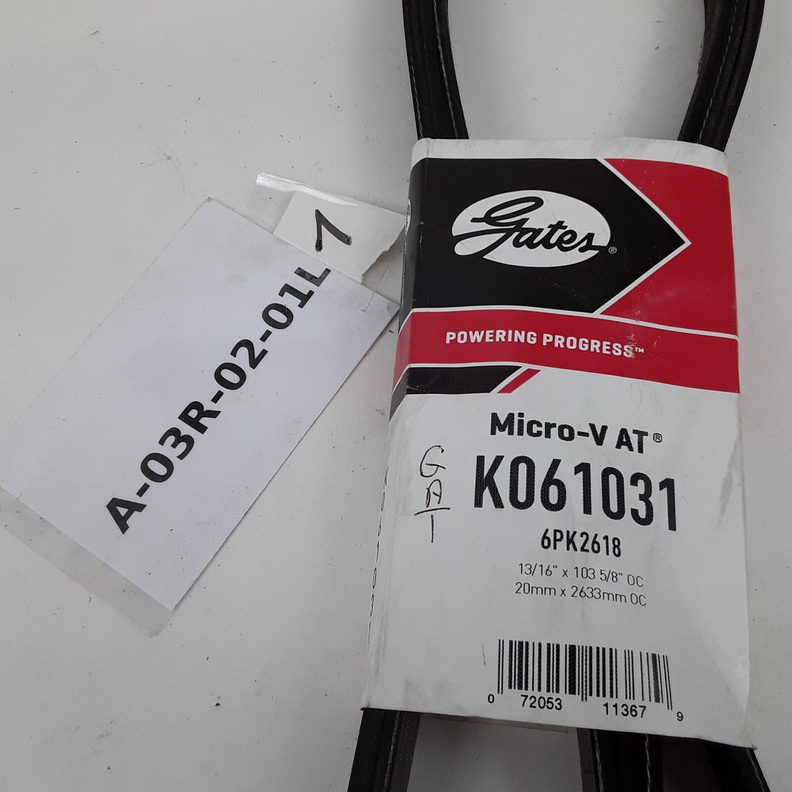 Micro-V Serpentine Drive Belt Fits Ford Buick GMC Oldsmobile Lincoln Saab
