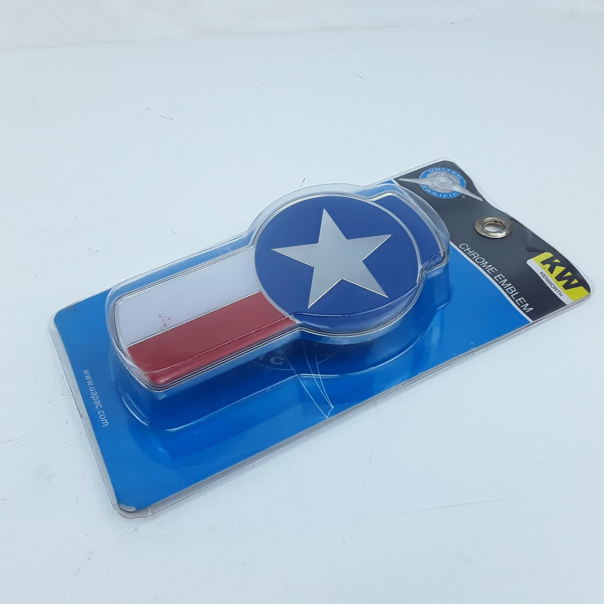 Emblem Chrome Die Cast Texas Flag Fits Kenworth C500 K270 K100 K370 1981-2025