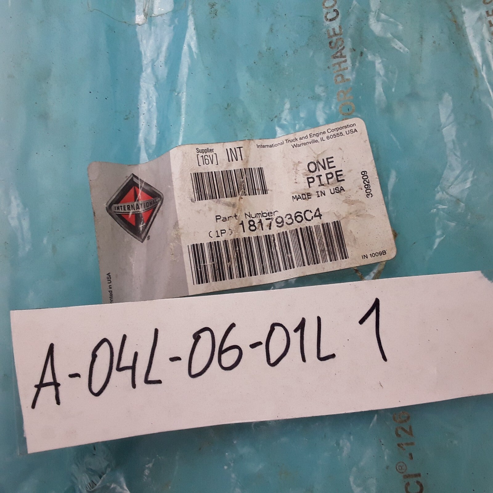International 1817936C4 Heavy Duty Truck High Performance Fuel Pipe Injector