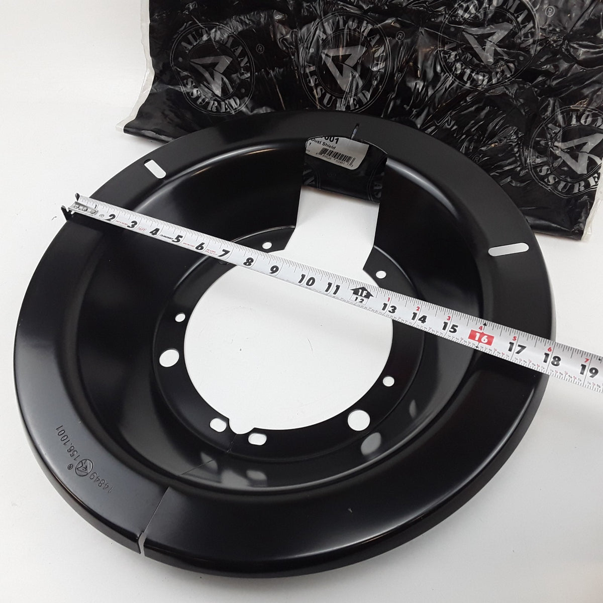 Brake Dust Shield Assembly 18.25" OD Steel Shield For 16.5" x 7" Trailer Axles