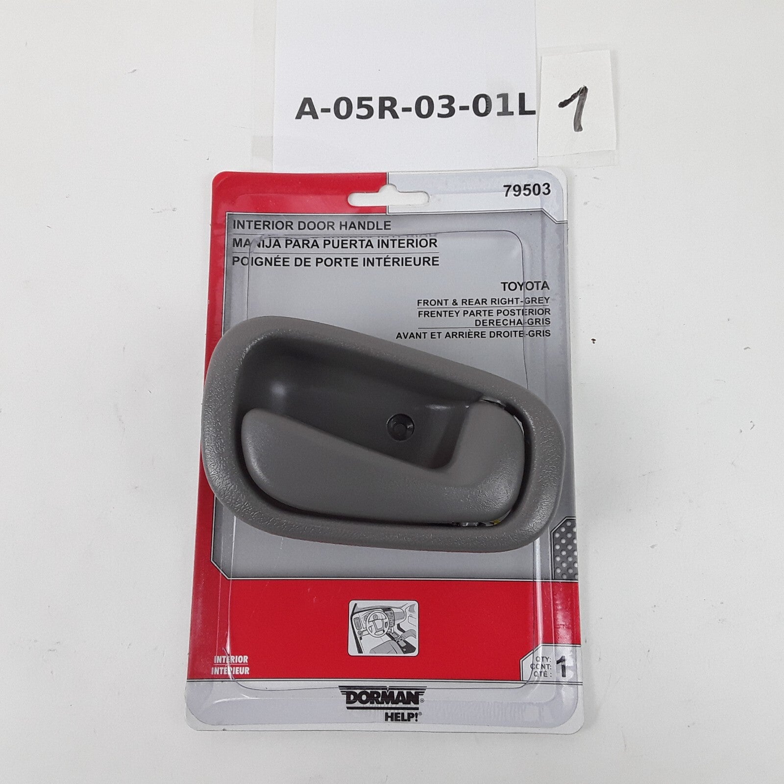 Dorman 79503 Front Right Rear Interior Door Handle Fits Toyota Corolla 1998-2002