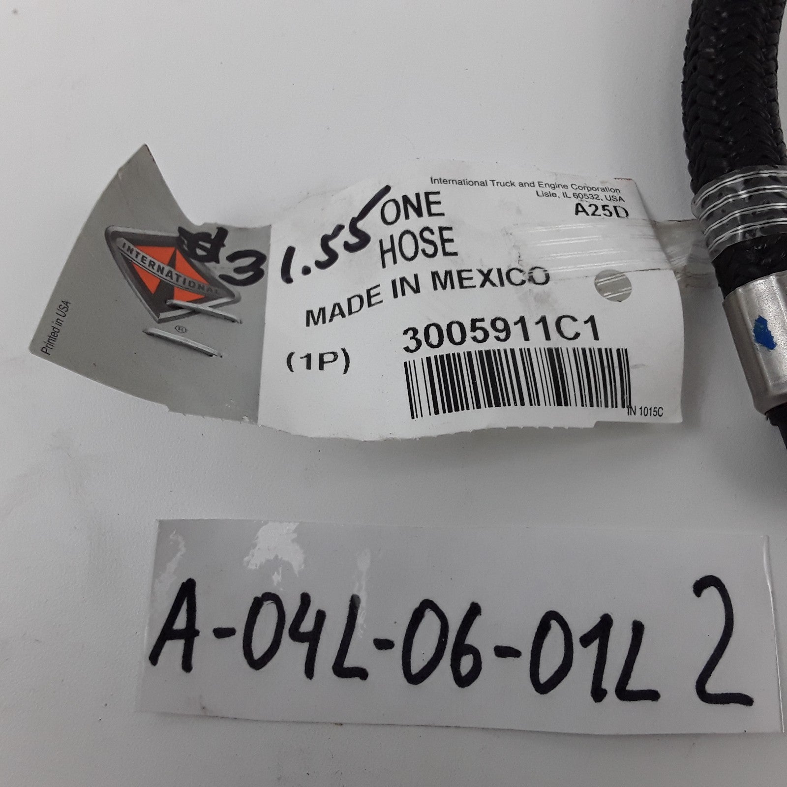 Genuine International 3005911C1 Hose Supply Fuel Pre Filter For Navistar Trucks