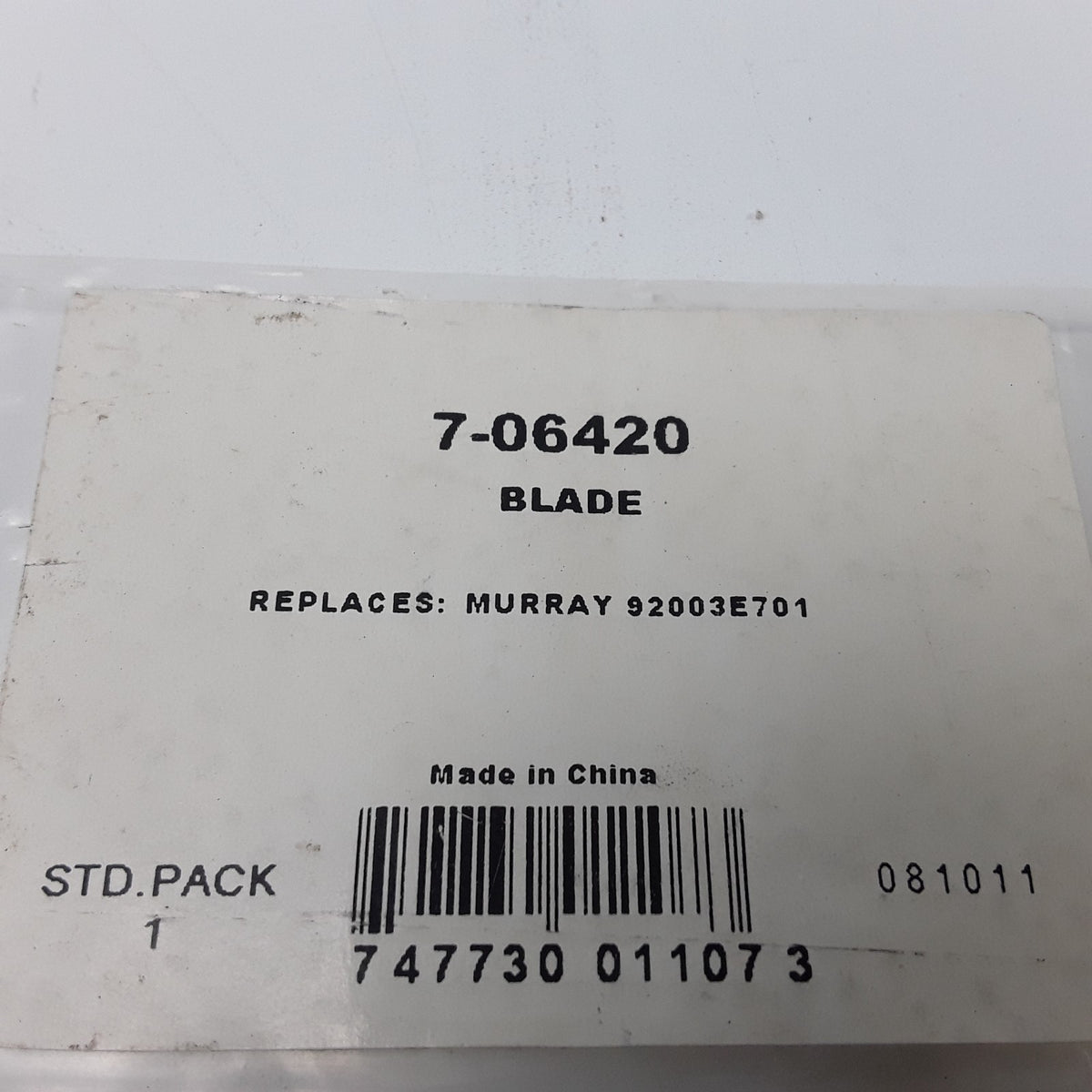 Prime Line 7-06420 Lawn Mower Blade Replaces Murray 92003E701
