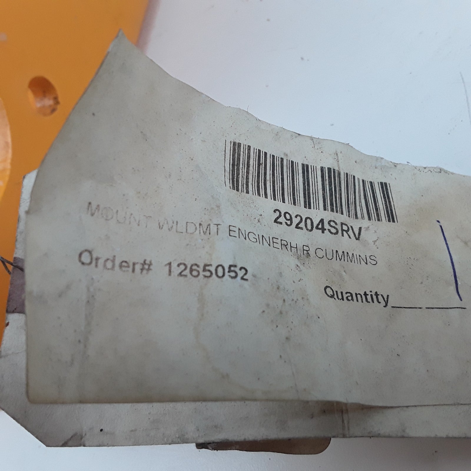 29204SRV Right Hand Rear Engine Mount Weldment For Forklift Trailer Trucks