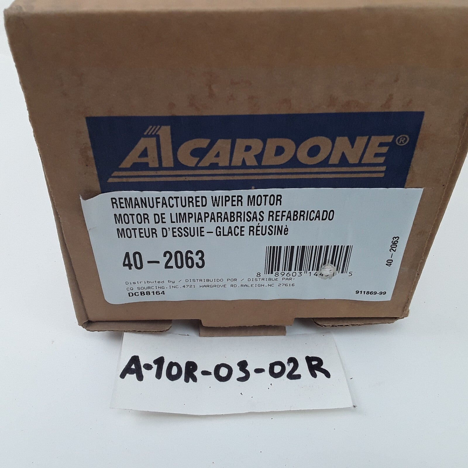 Cardone 40-2063 Front Windshield Wiper Motor Fits Lincoln LS 2003