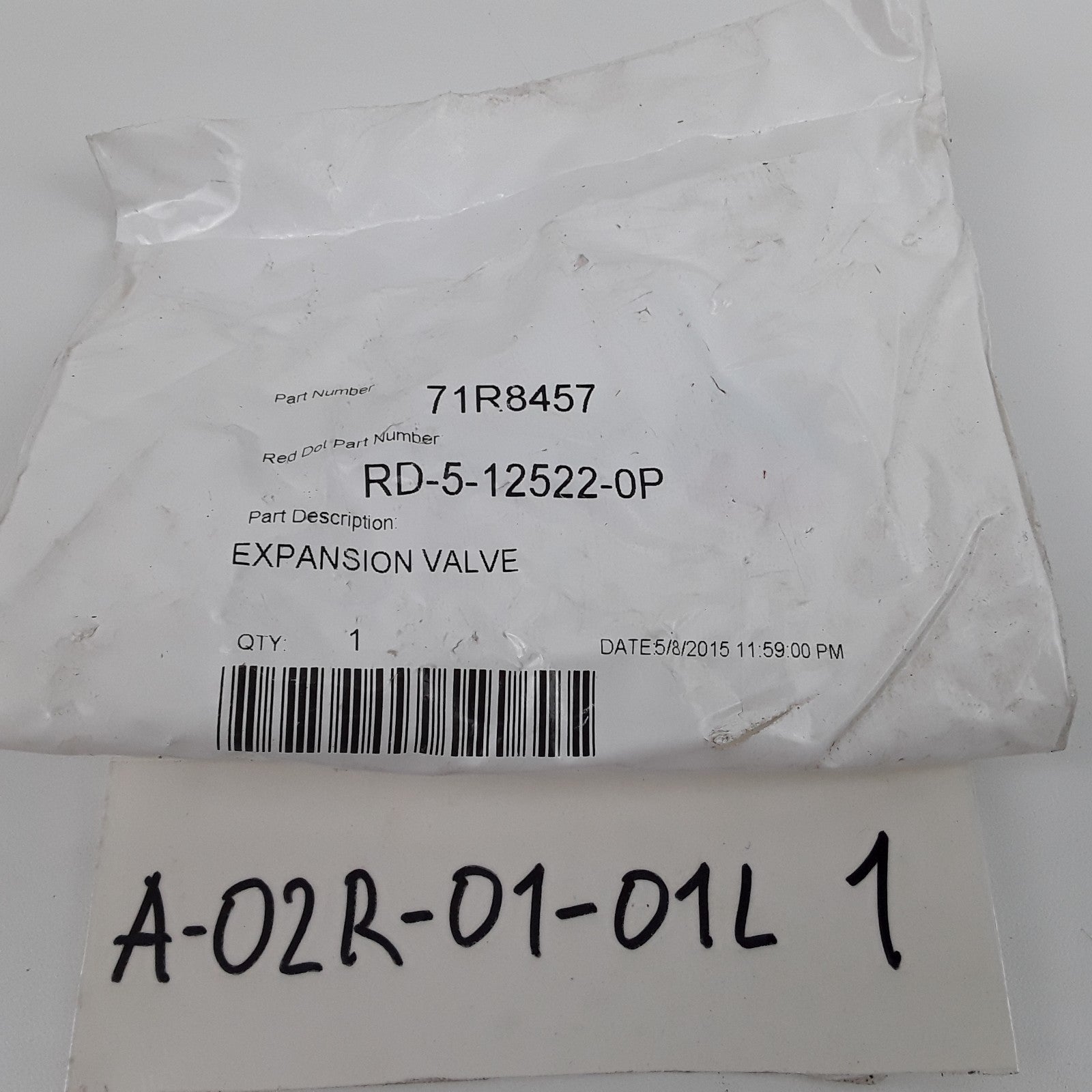 Red Dot 71R8457 A/C Flow Restrictors A/C Expansion Valve RD-5-12522-OP