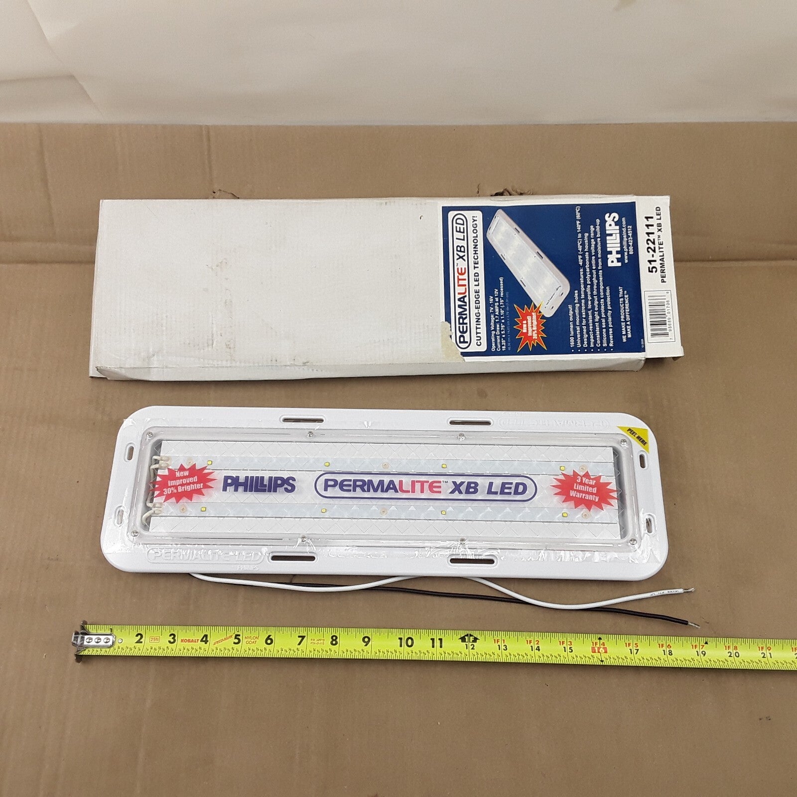 NEW Phillips 51-22111 Permalite XB LED Cutting Edge Technology 7V-16V DC