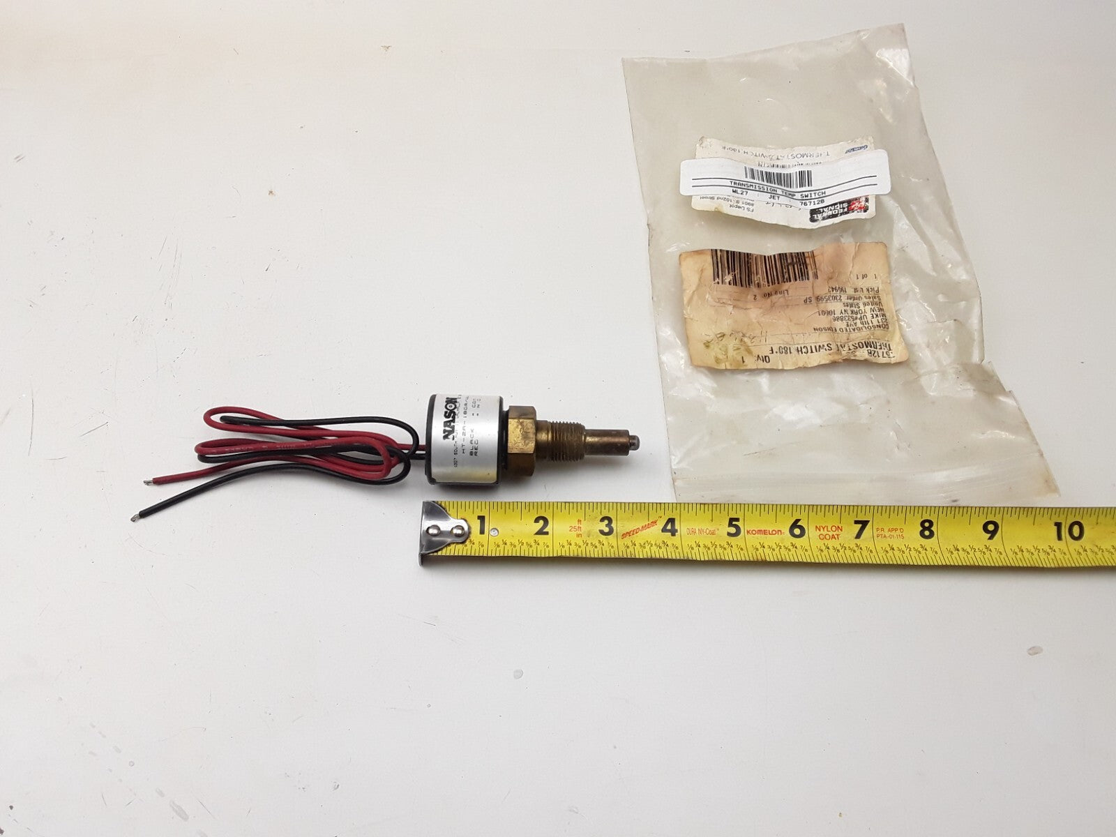 Nason HT-2A-220R/WL Transmission Temperature Thermostat Switch 180F NEW