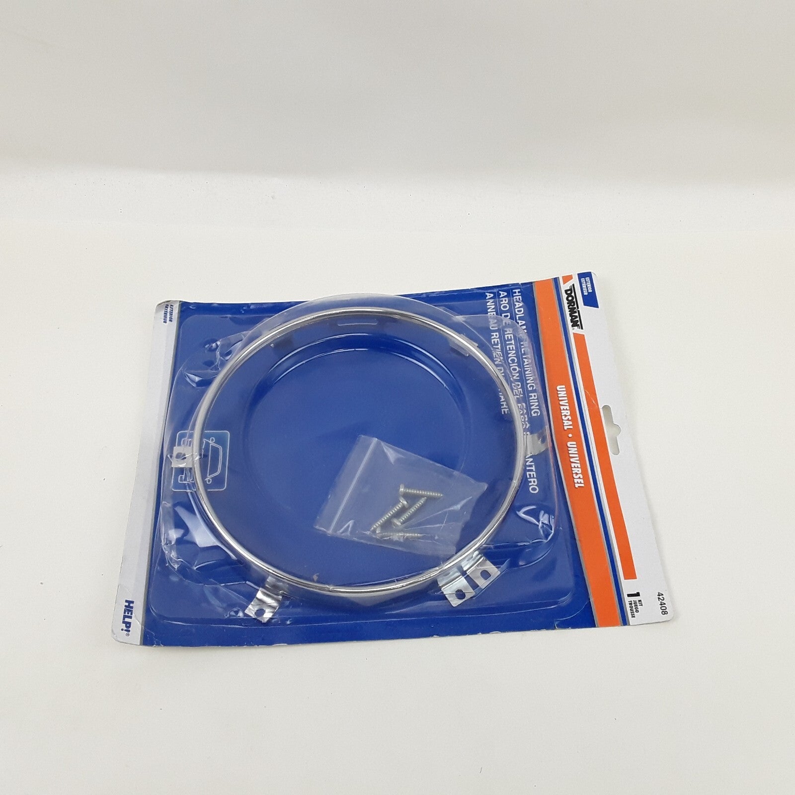 Dorman 42408 Round Headlight Retaining Ring For 7 in with 4 Screws