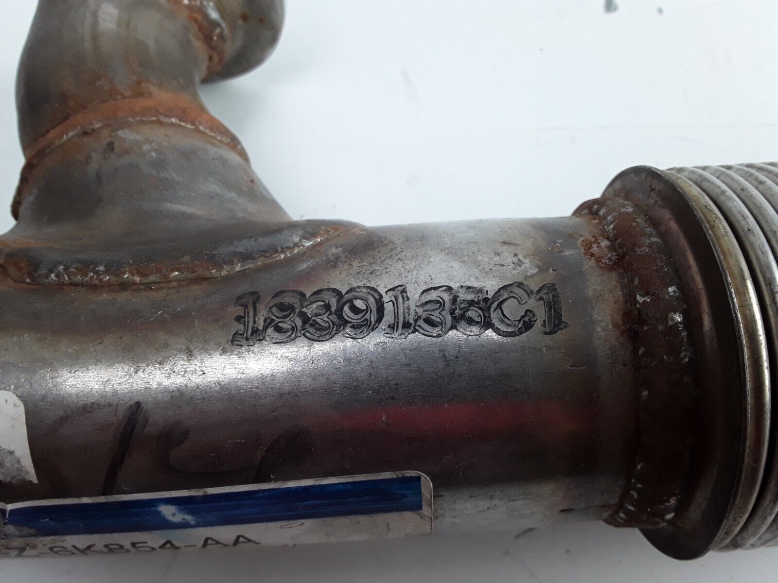 Ford 2004 2005 F250 F350 Super Duty 6.0L Diesel Adaptor Turbo Up Pipe To Eng. - HotCarParts