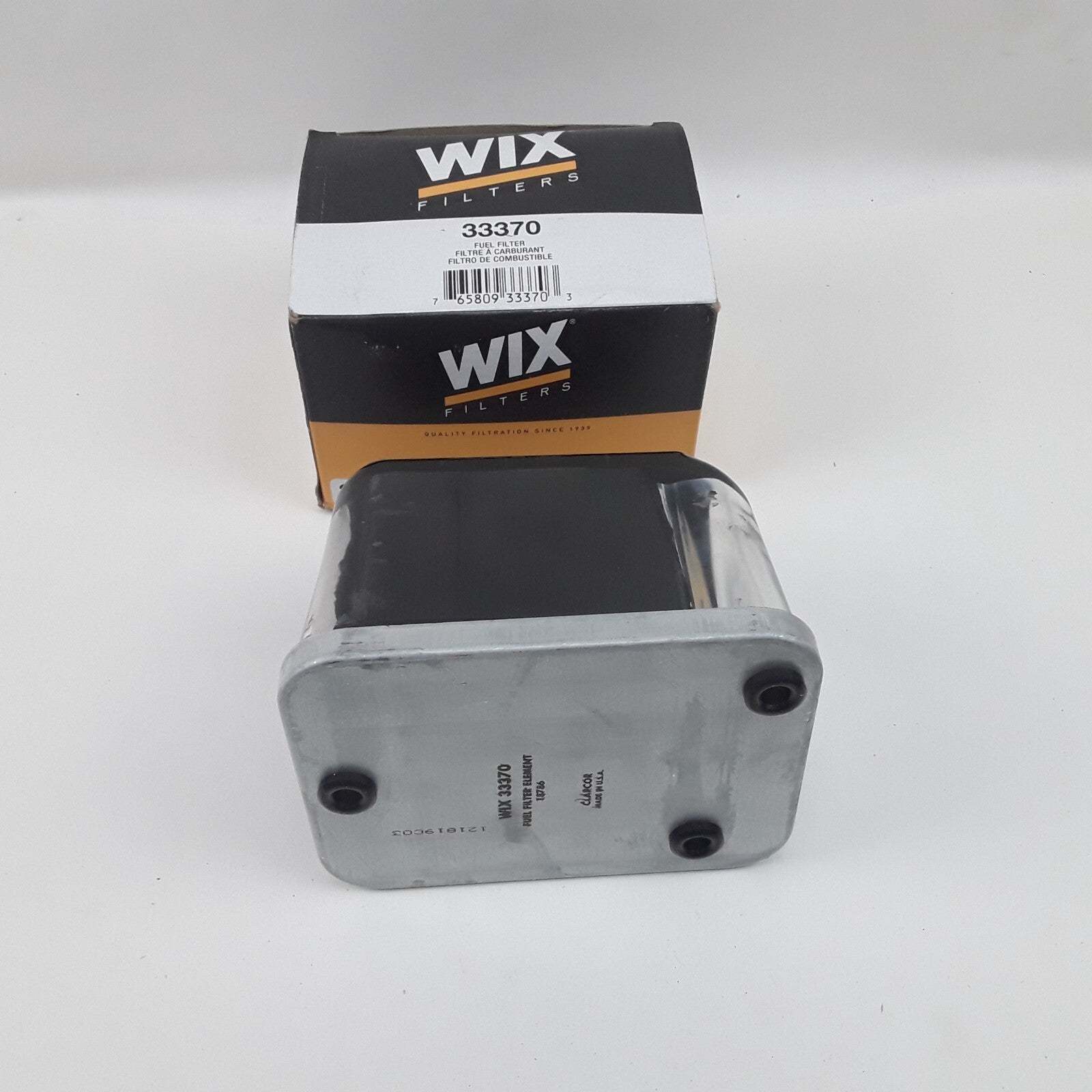 Wix 33370 Fuel Filter For John Deere+Other Farm Applications Glass Case 5 micron