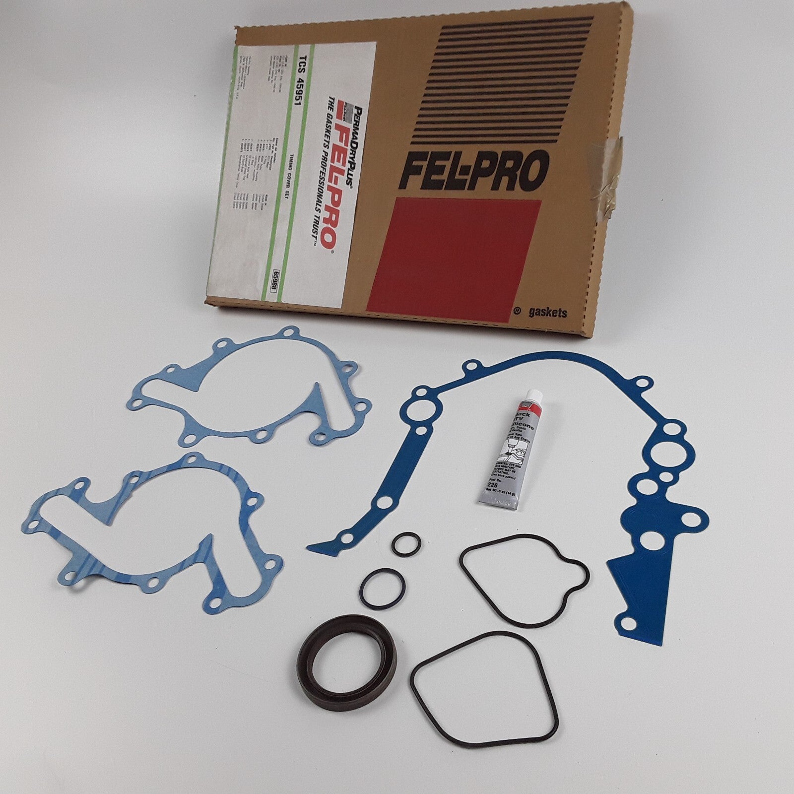 Engine Timing Cover Gasket Set Fits Ford Lincoln Mercury (1994 1995 1996-1999)