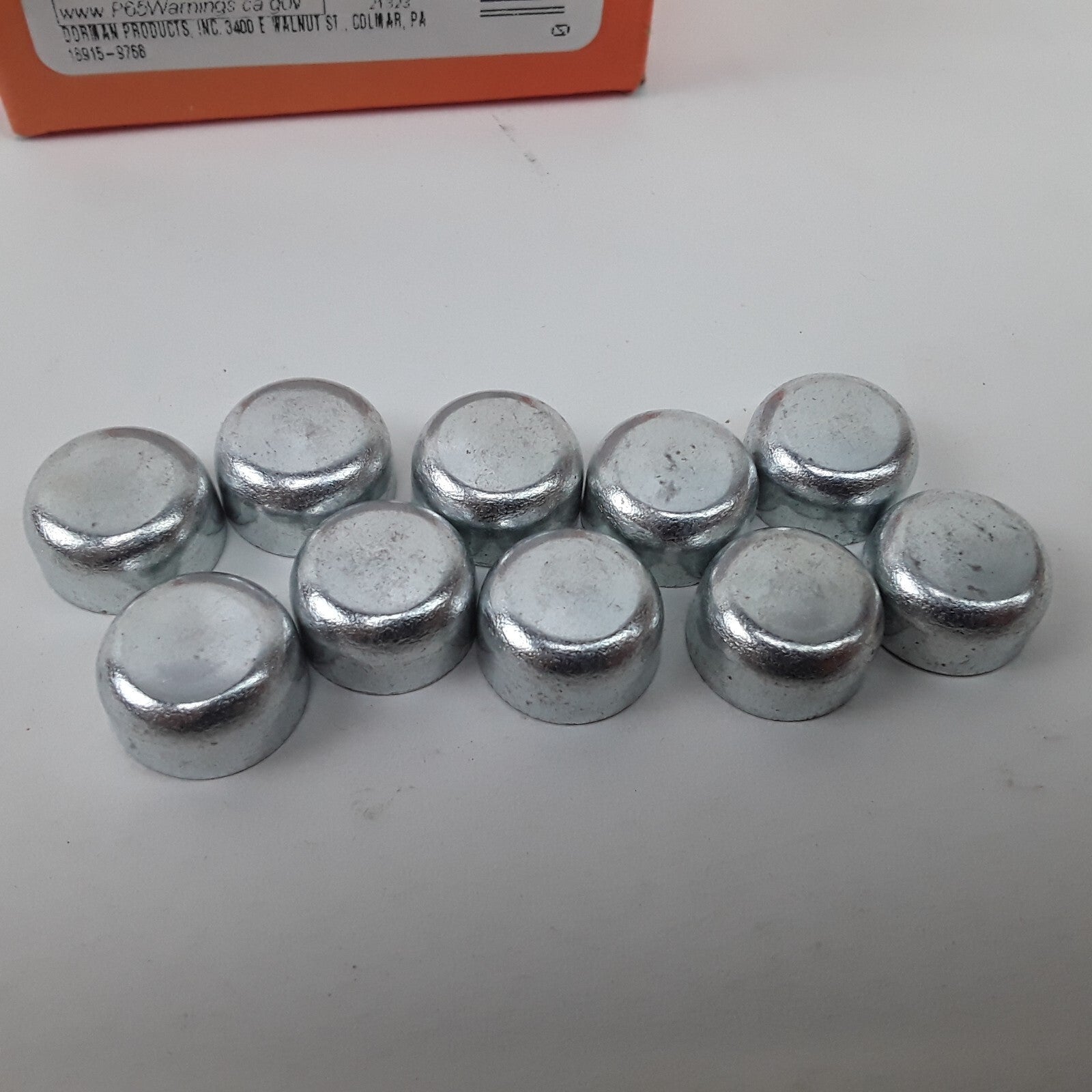 Set 10 Steel Cup Expansion Plug 1/2 In Height 0.380 Fits Ford Bronco F-150 F-250