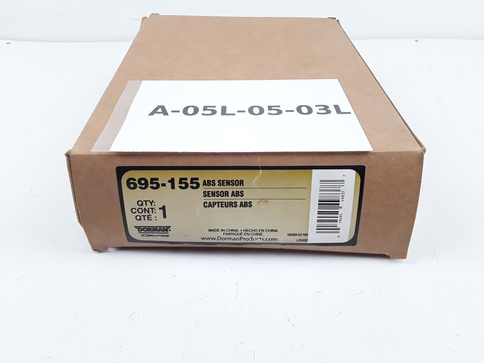 ABS Wheel Speed Sensor Rear Left fits Toyota 4Runner 1996-2002 Dorman 695-155 - HotCarParts