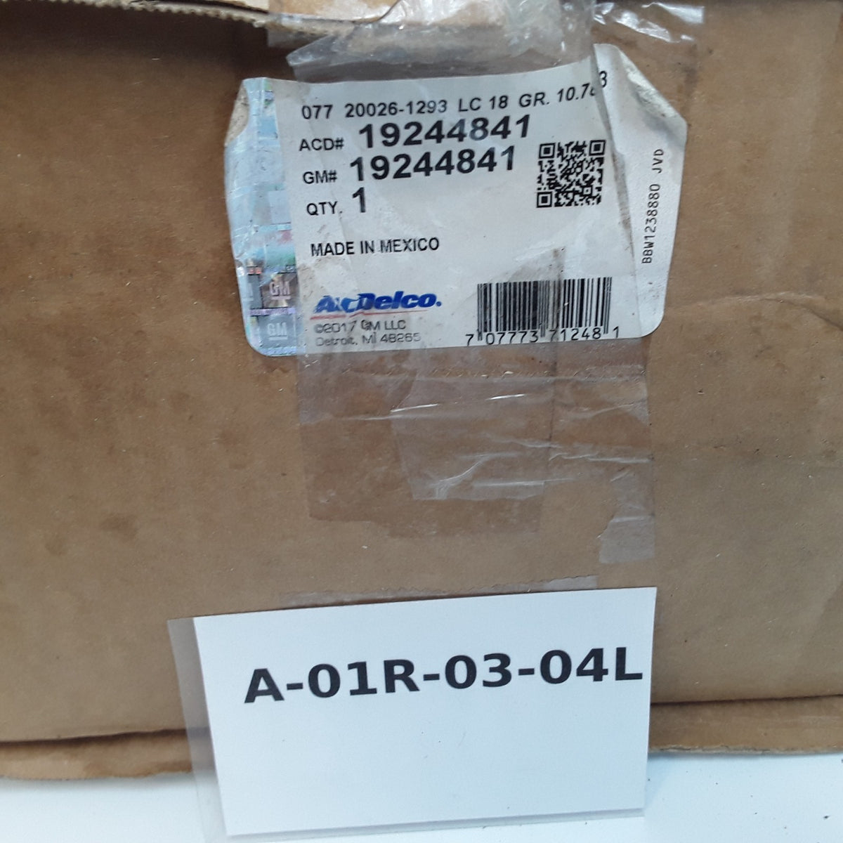 ACDelco 19244841 Front Power Window Regulator Fits Cadillac DeVille (2002-2005)