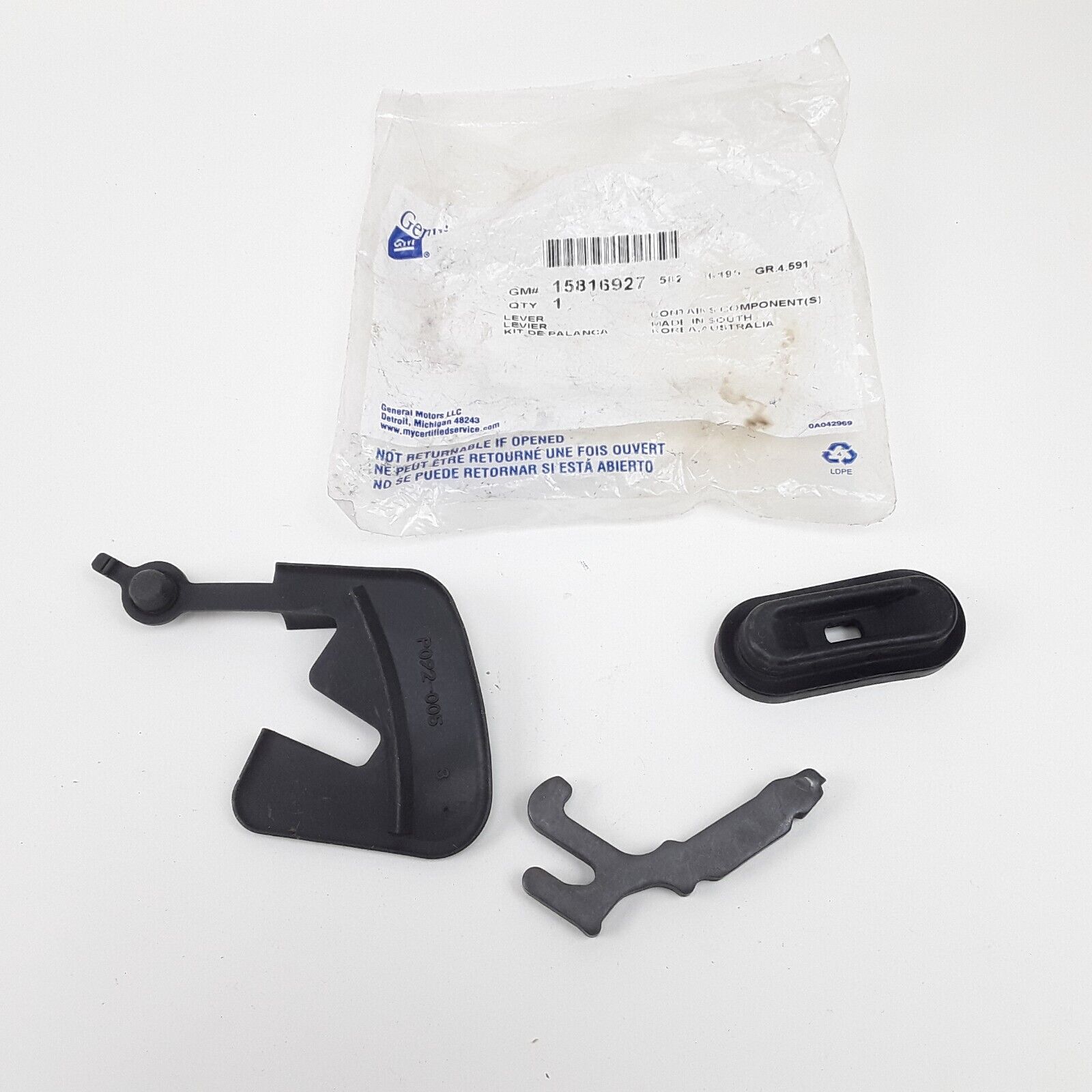 GM Rear Parking Brake Actuator Lever 15816927 for Cadillac, Chevrolet, GMC Model