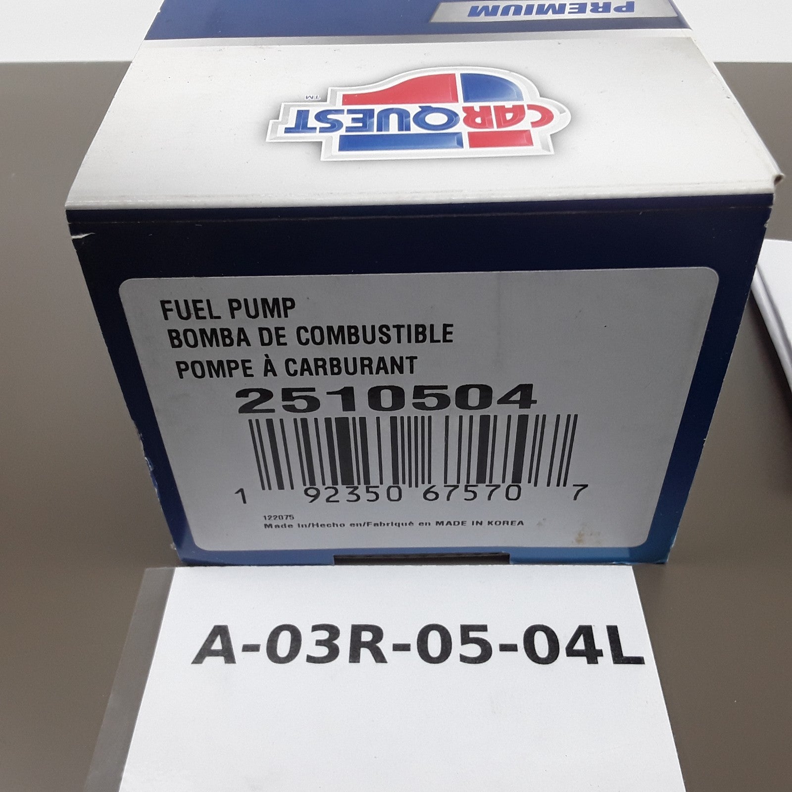 Carquest 2510504 Mechanical Fuel Pump Fits Chrysler Plymouth Dodge (1972-1987)