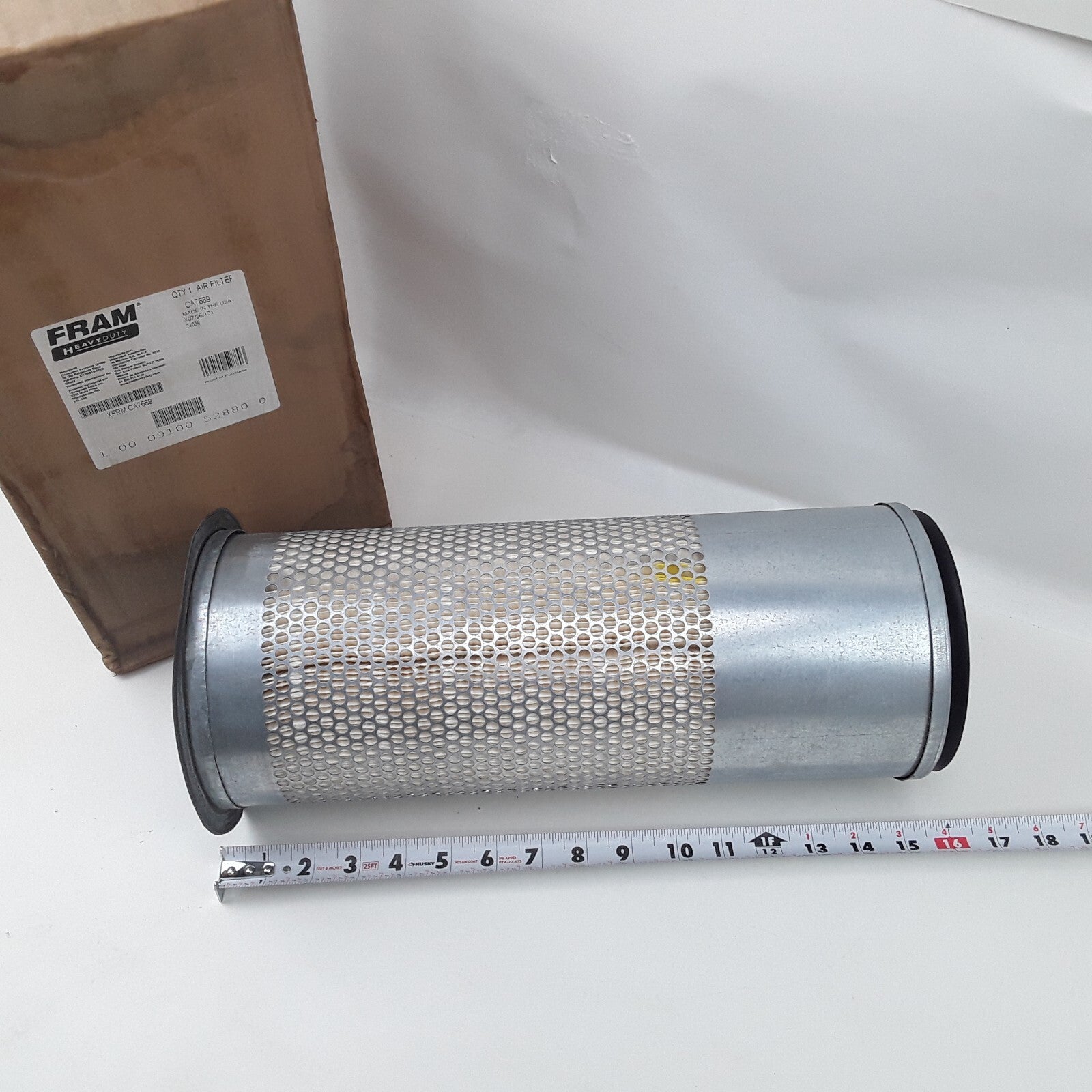 Fram CA7689 Metal-End Engine Air Filter For Trucks Heavy Equipment & Industrial