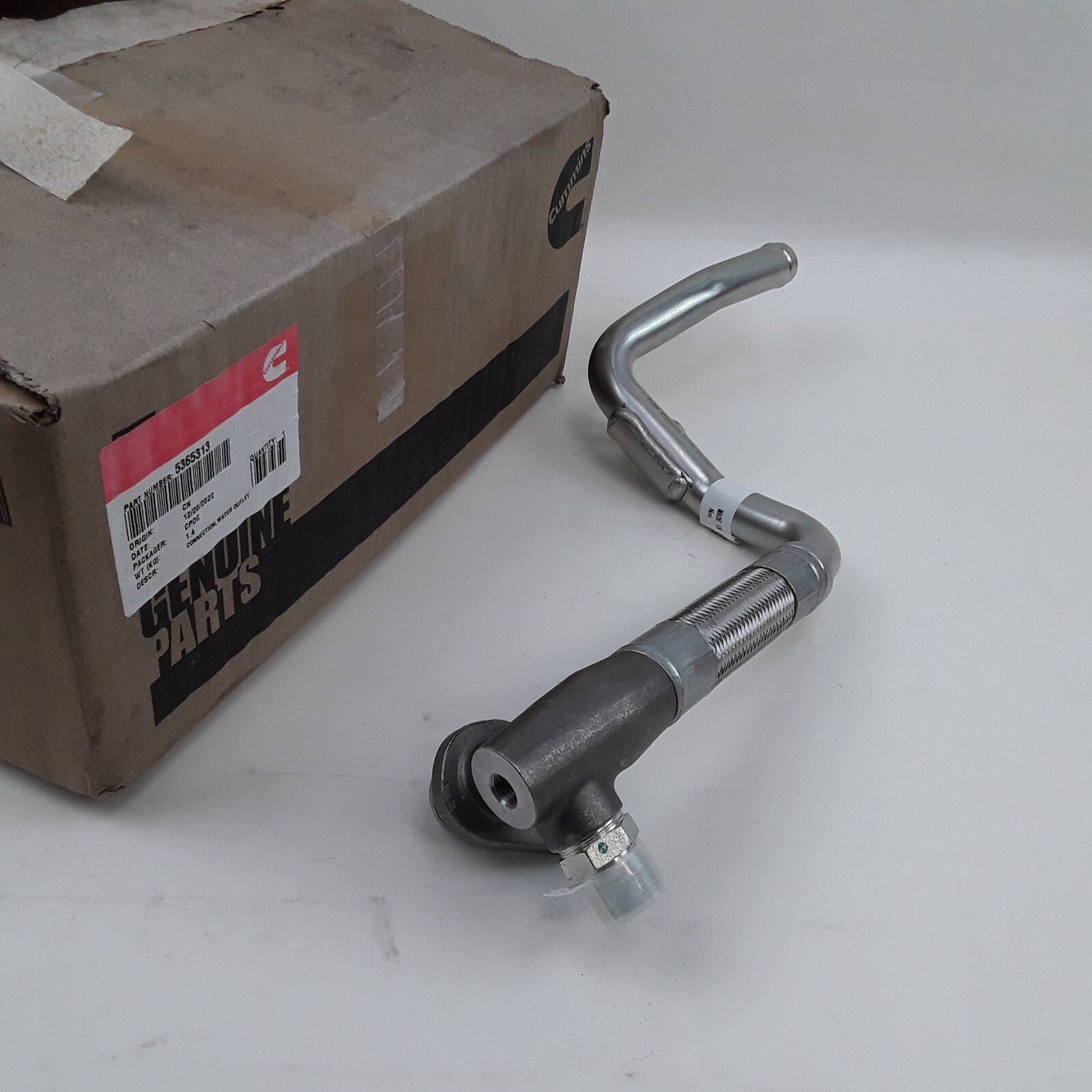 Cummins 5365313 Exhaust Cooler Water Outlet Connection Tube For ISB/QSB Engines