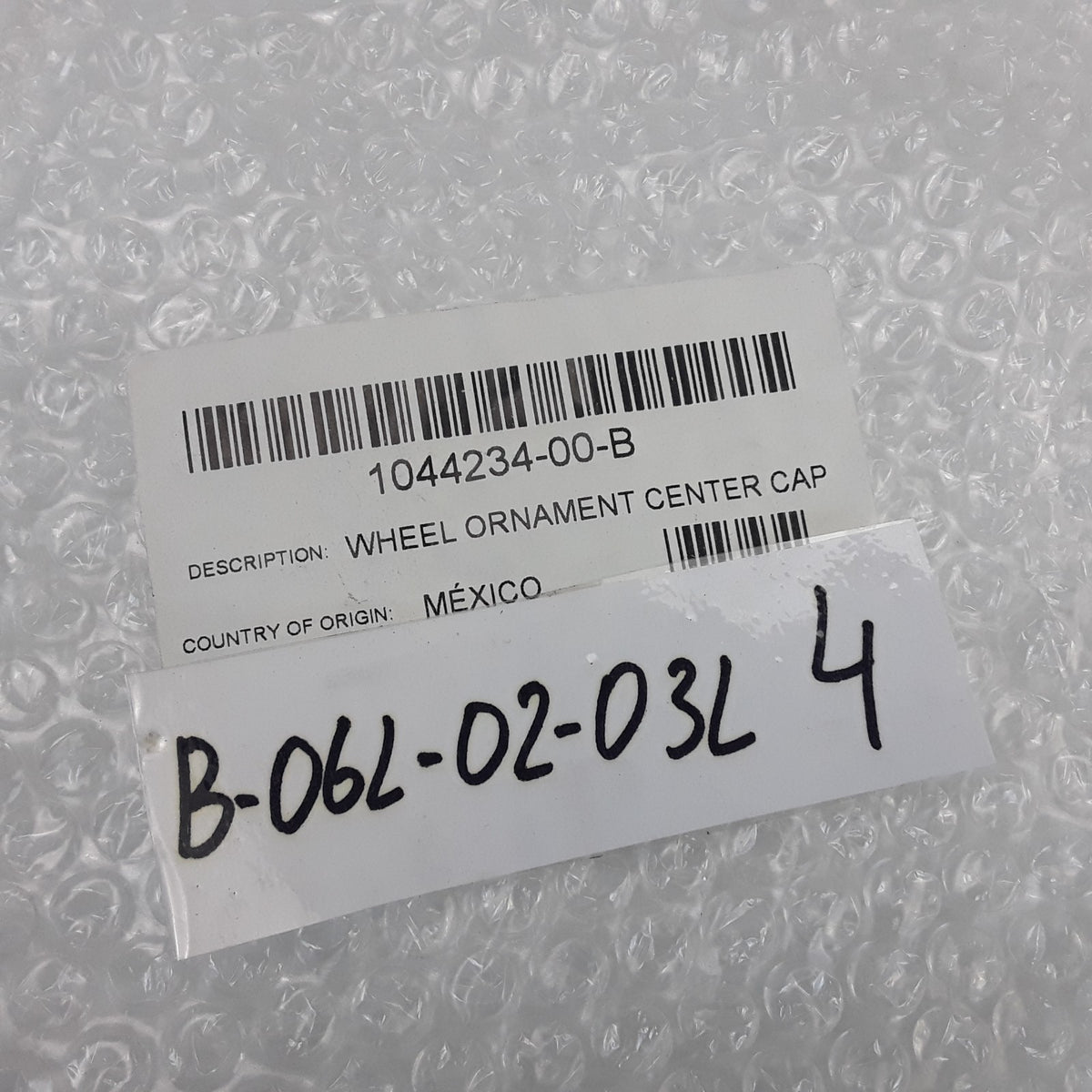 Tesla Model 3 2017-2023 Front Rear Wheel Stiletto Center Cap 1044234-00-B OEM