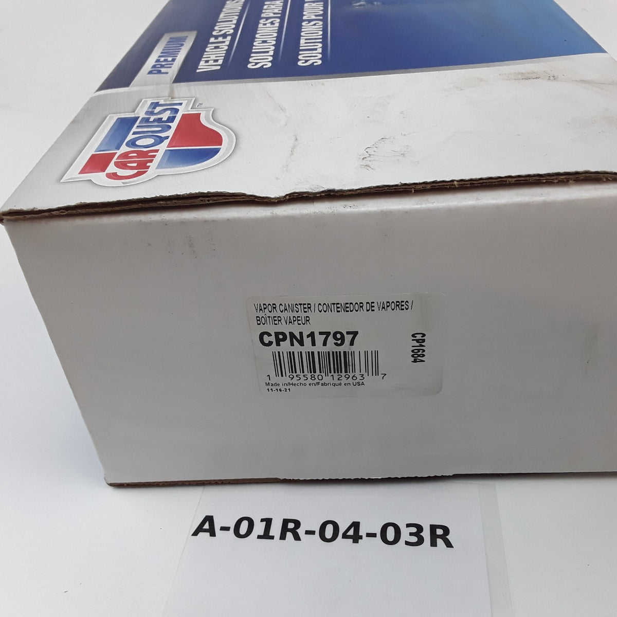 Carquest CPN1797 Fuel Vapor Canister Fits Nissan Sentra (2010 2011 2012)
