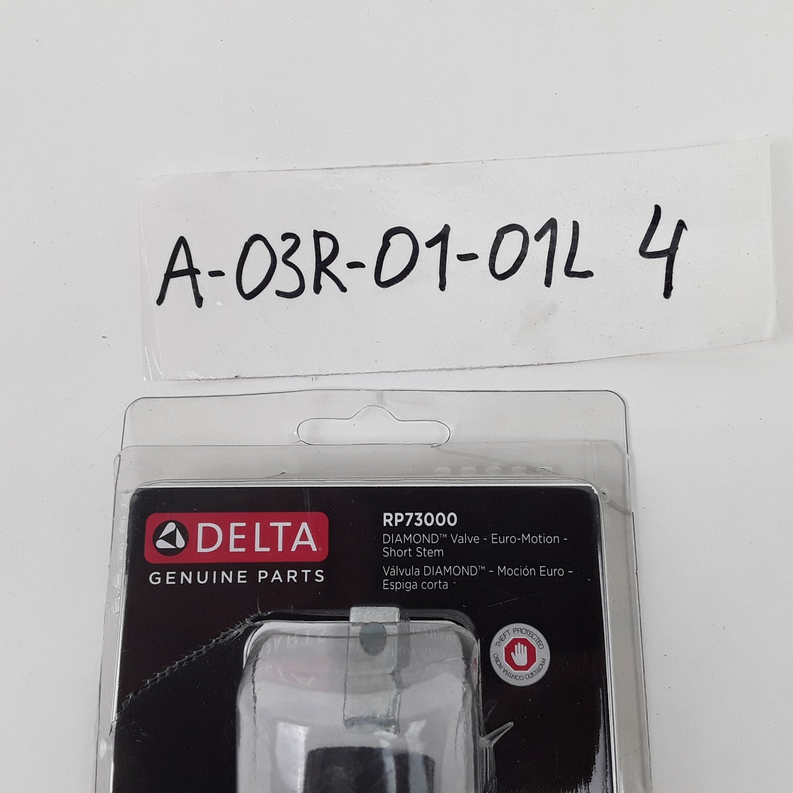 Delta Genuine Part RP73000 Diamond Cartridge Faucet Valve Euro Motion Short Stem