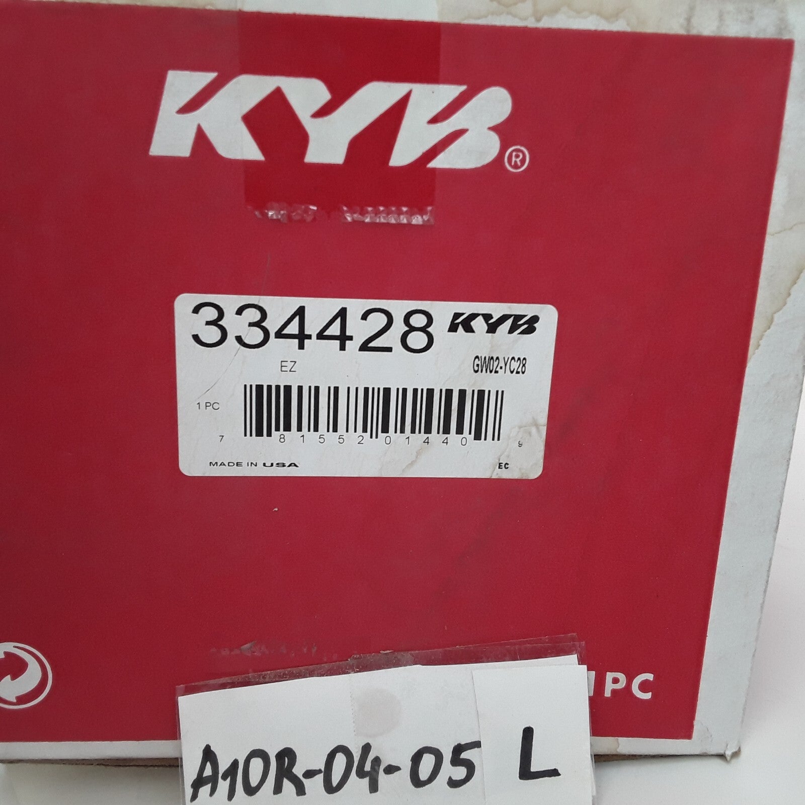 KYB 334428 Rear Right Suspension Strut Fits Toyota Highlander 2001 2002 2003