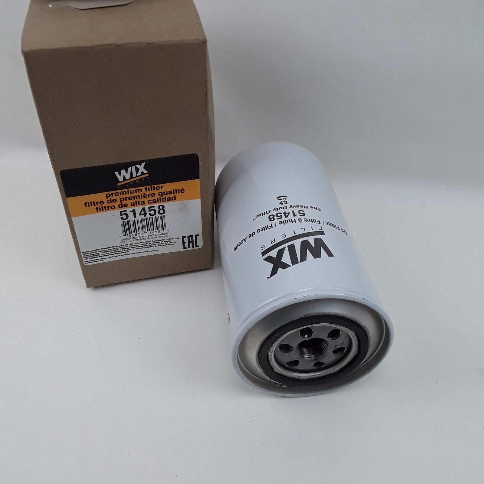 Wix 51458 Heavy Duty High Performance Premium Spin-On Lube Engine Oil Filter