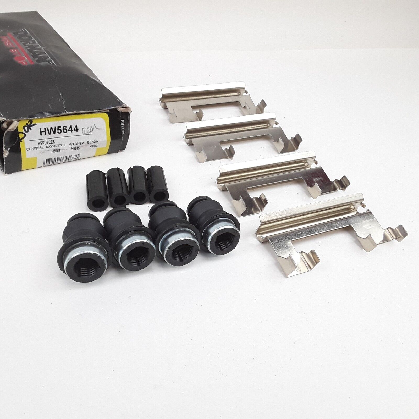 Disc Brake Hardware Kit Fits Chevy Silverado 1500 1999-2007 GMC Sierra Hummer H2