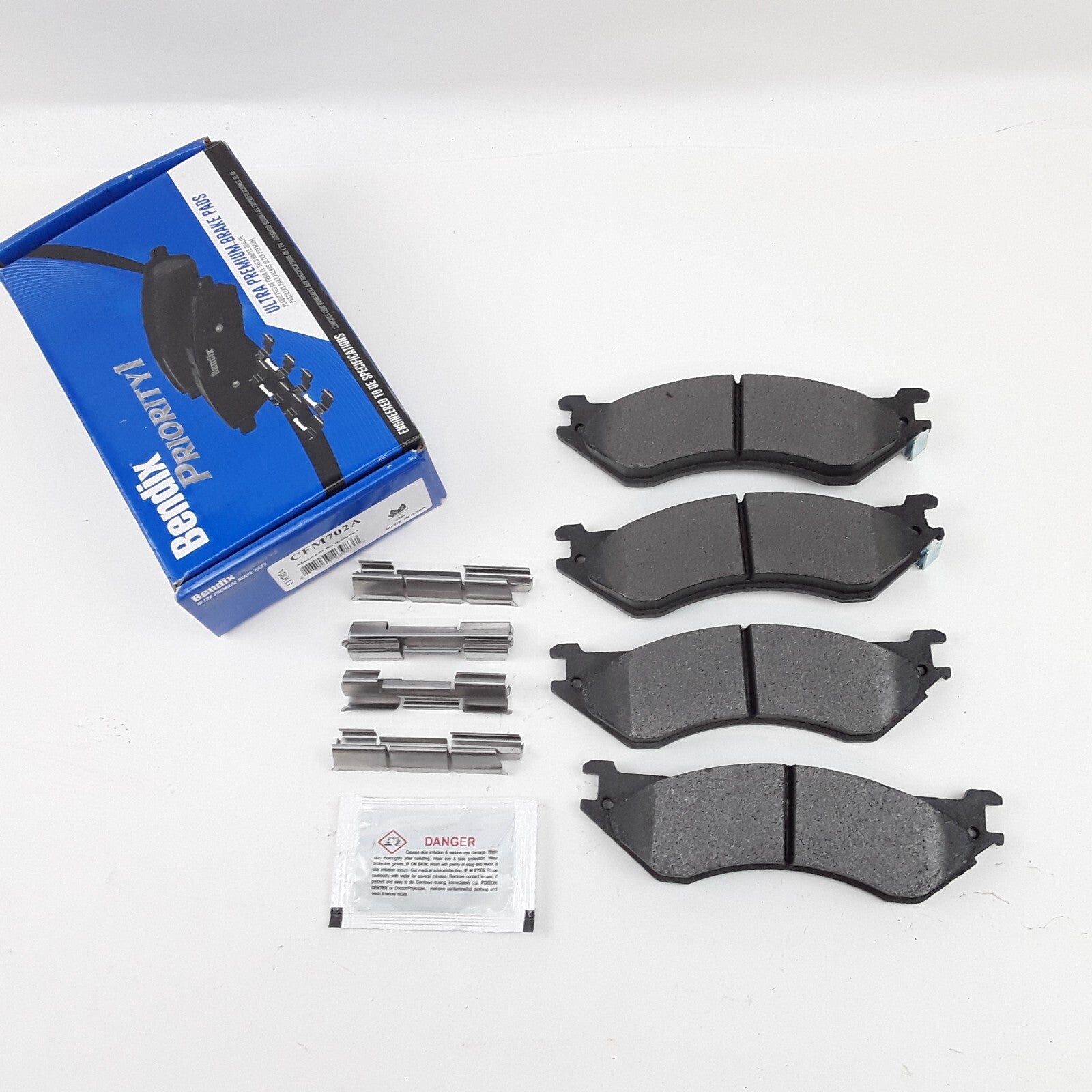 Disc Brake Pad Set-Priority One Semi-Metallic Fits Dodge Ram 1500 2006-2008