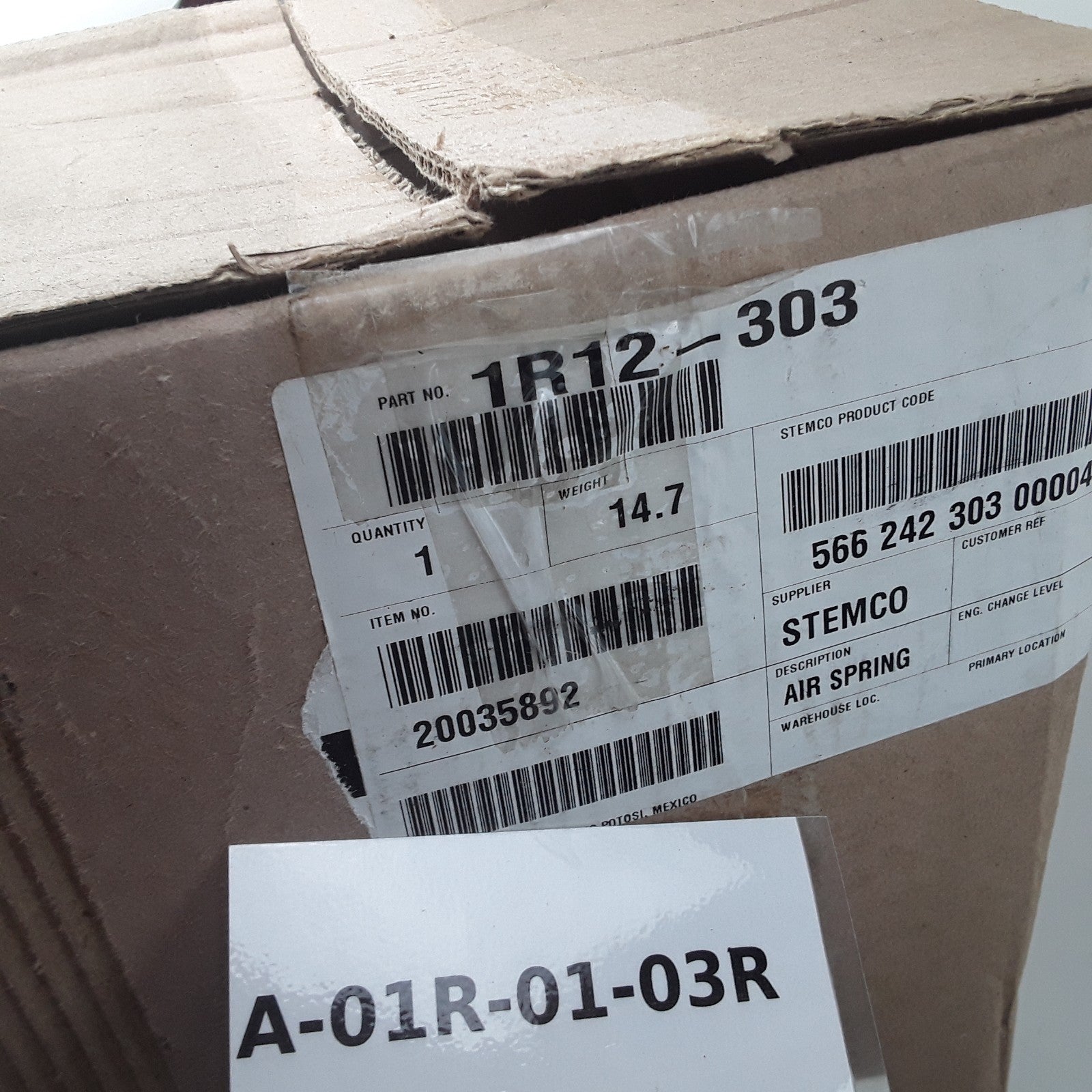 Goodyear 1R12-303 Cushion Rolling Lobe Air Springs High Performance Heavy Duty