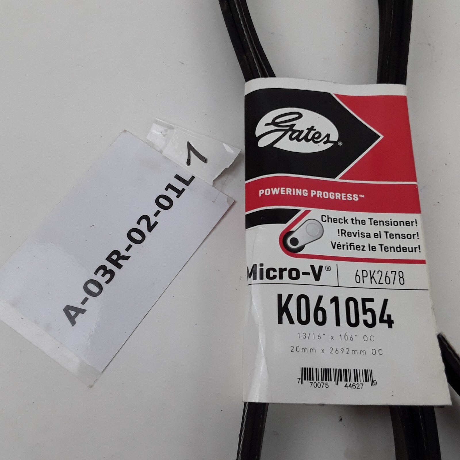 Micro-V Serpentine Drive Belt Fits Audi A8 1997-99 Ford E-350 Super Duty 2017-19